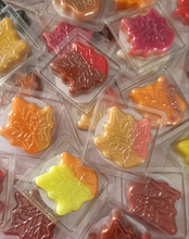 Load image into Gallery viewer, Autumn leaves wax melt shapes / Sample bars lots of different fragrances available