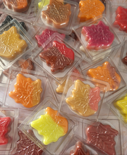 Load image into Gallery viewer, Autumn leaves wax melt shapes / Sample bars lots of different fragrances available