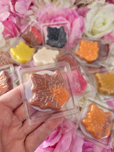 Load image into Gallery viewer, Autumn leaves wax melt shapes / Sample bars lots of different fragrances available