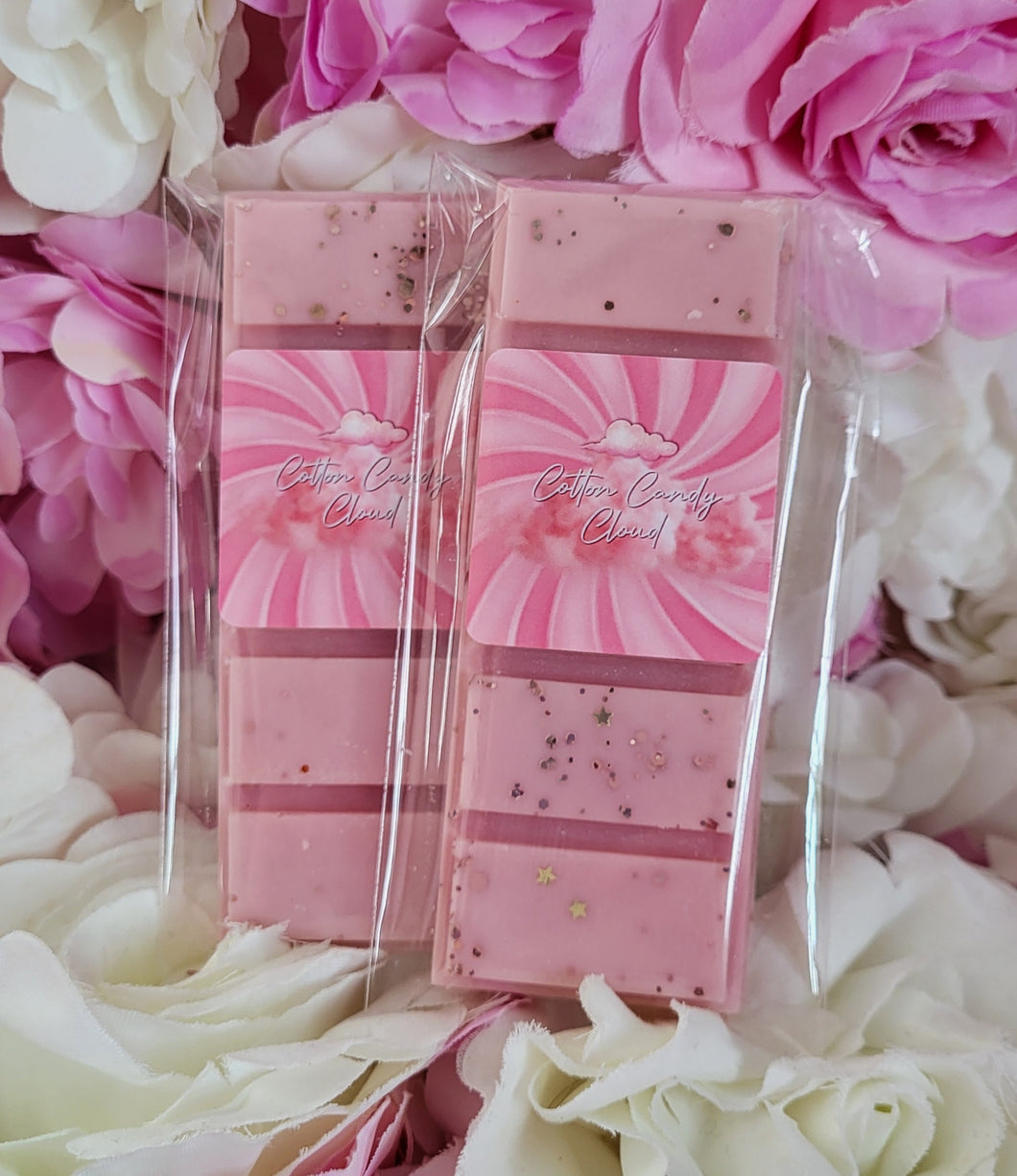 Frosted cranberry wax melt snap bar