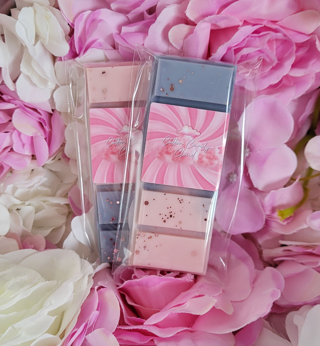 Peony & Blush suede wax melt snap bar