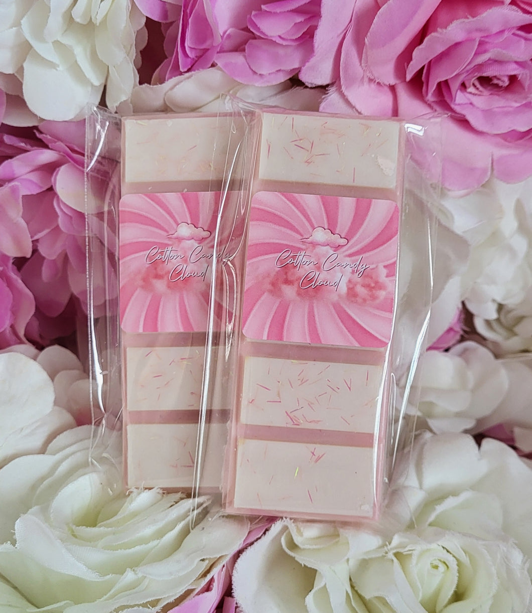 Coconut ice wax melt snap bar
