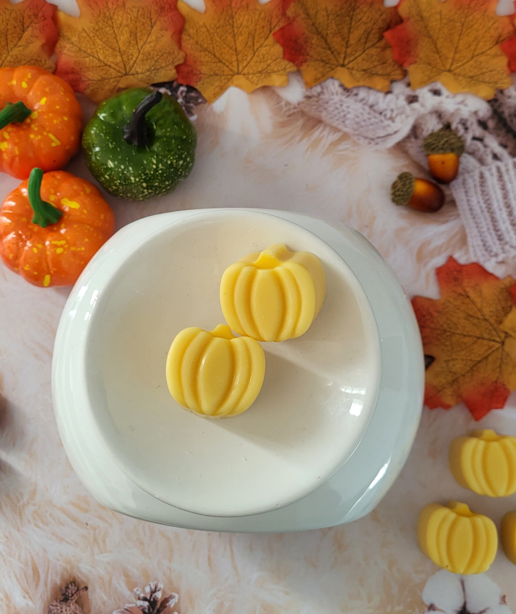 Honey wax melt pumpkin shapes