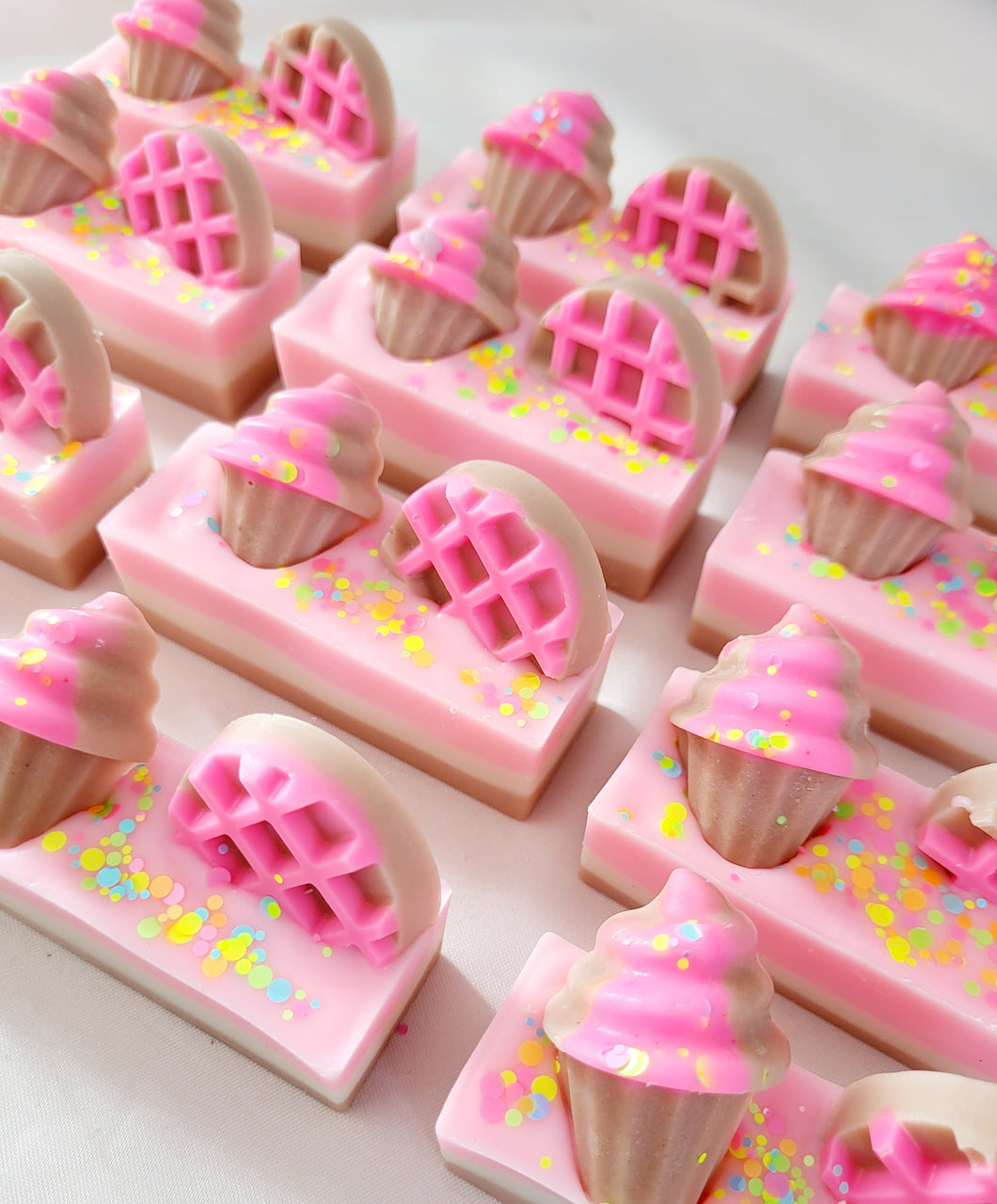 Toffee Waffles wax melt shape