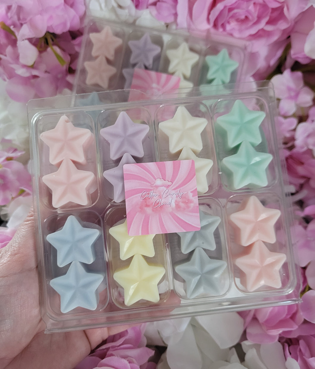 The Baby Collection star shapes sample box. 8 different fragrances