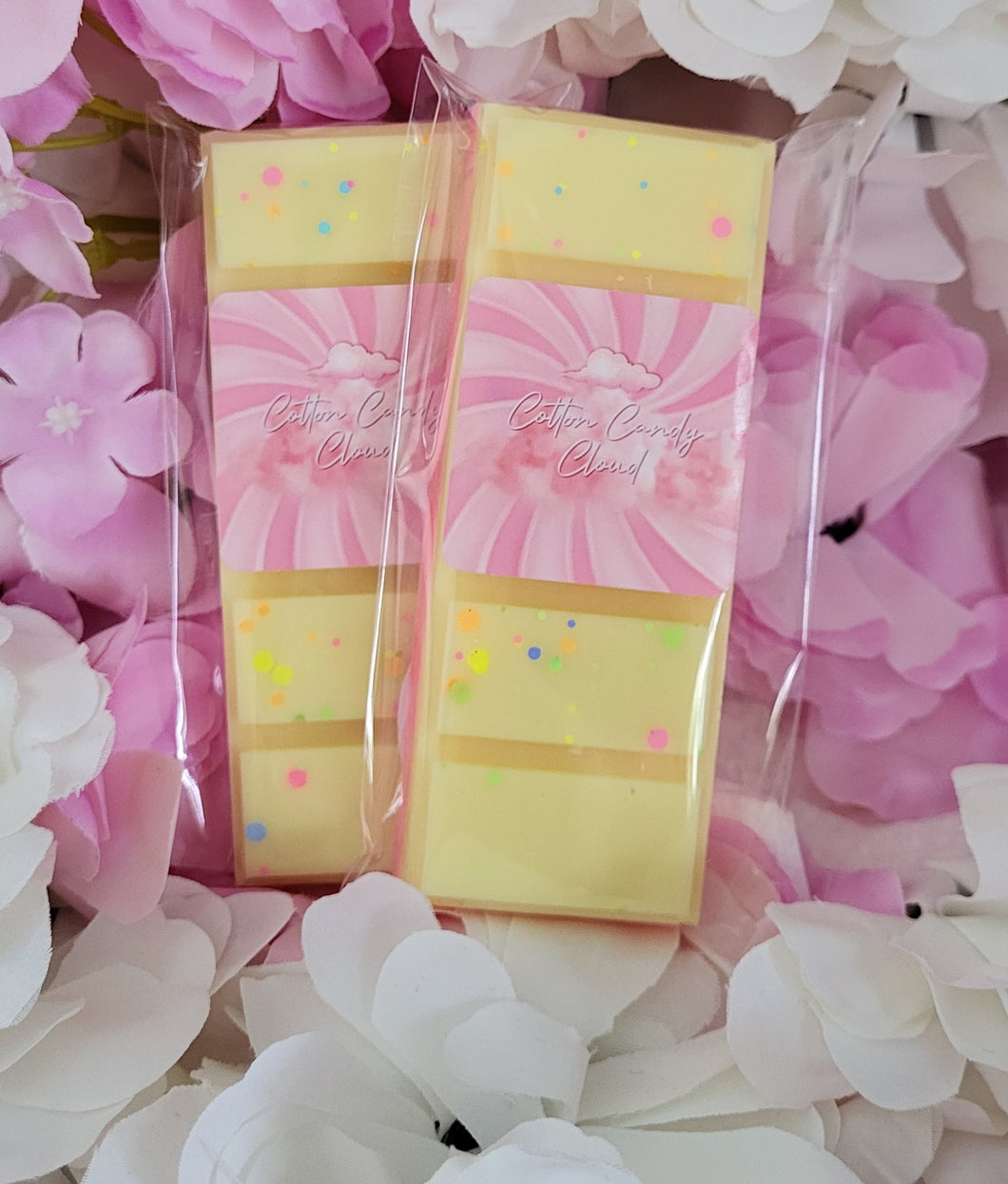 Marshmallow & Madagascan vanilla wax melt snap bar