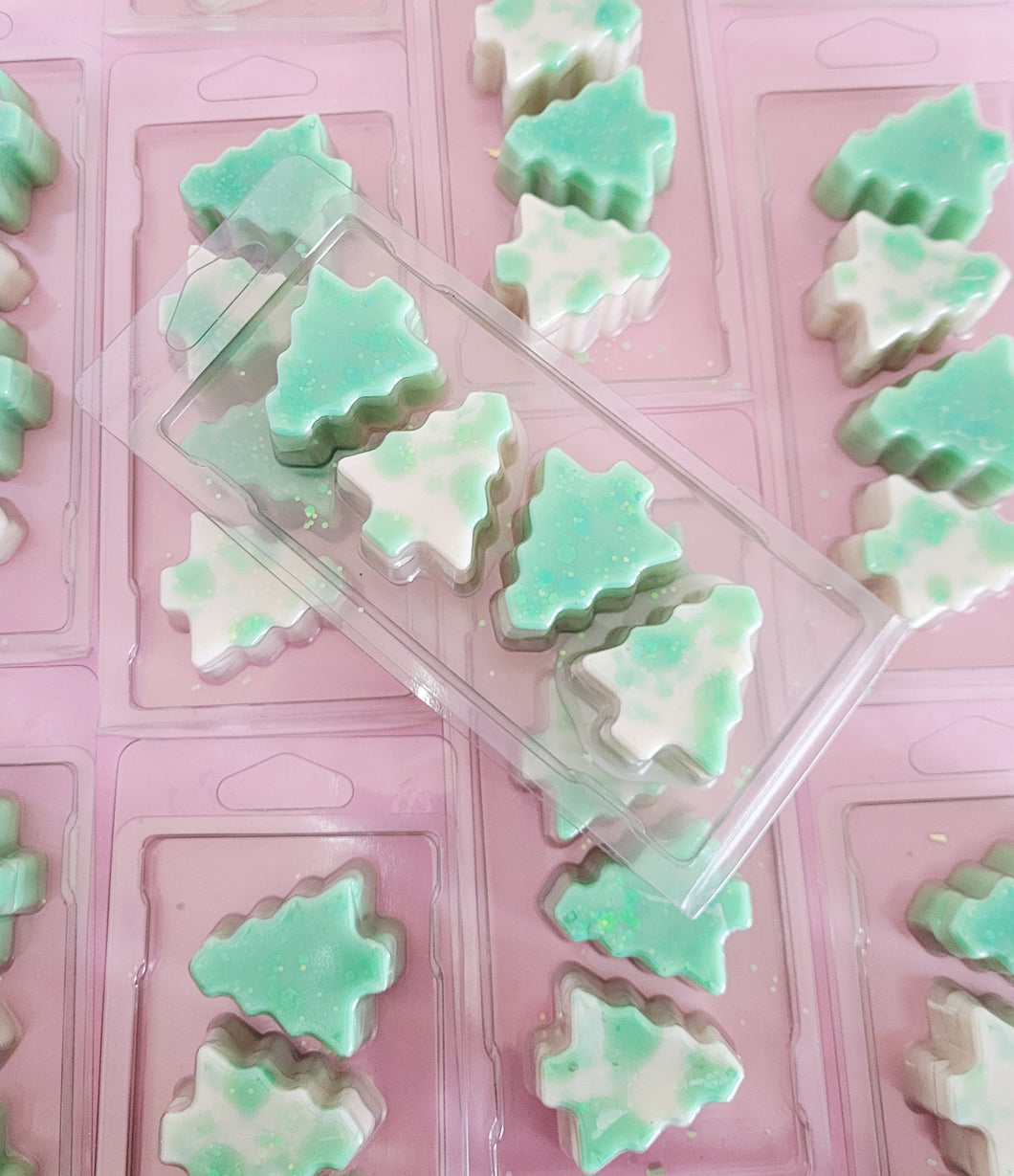 All is bright 🎄 Christmas tree wax melt bar