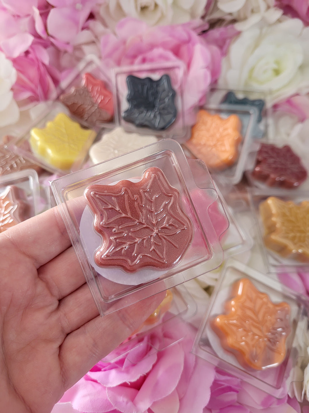 Autumn leaves wax melt shapes / Sample bars